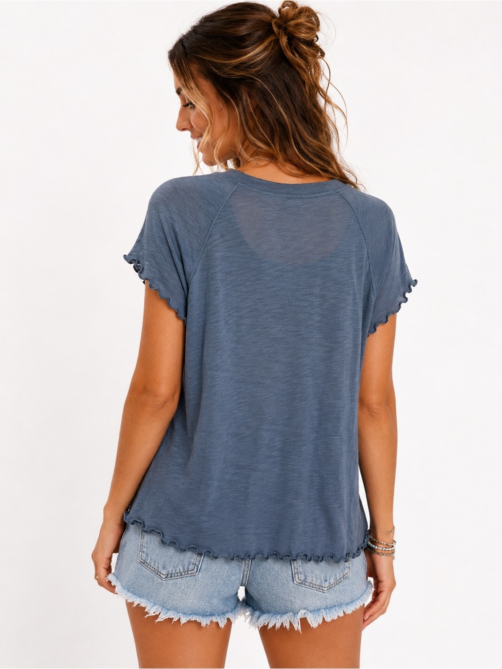 🌺 Natural Life Boho Floral Flag Graphic Tee - Picture 2 of 4